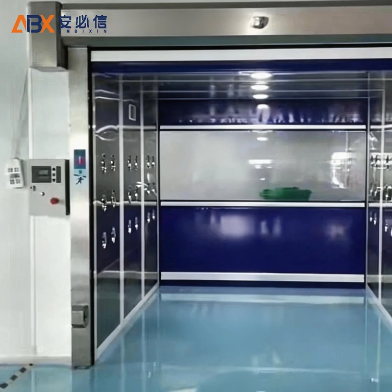 白银感应快速门